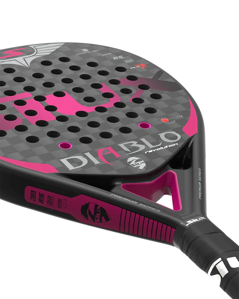 Padel Racket Diablo Revolution Fuchsia 12K - Image 2