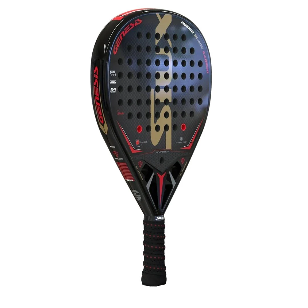 Padel Racket Genesis Hybrid Black Carbon - Image 6