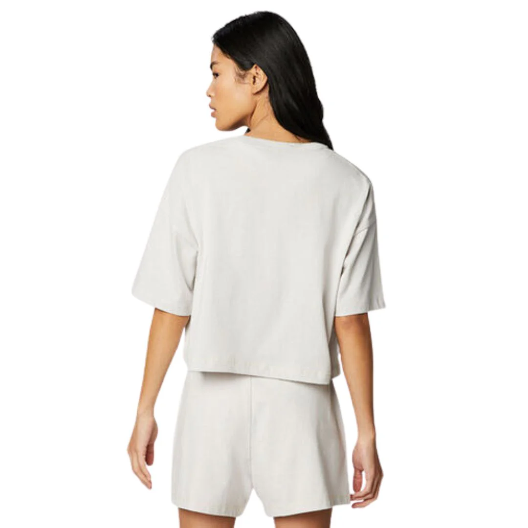 Heathered Cropped T-Shirt - Image 2