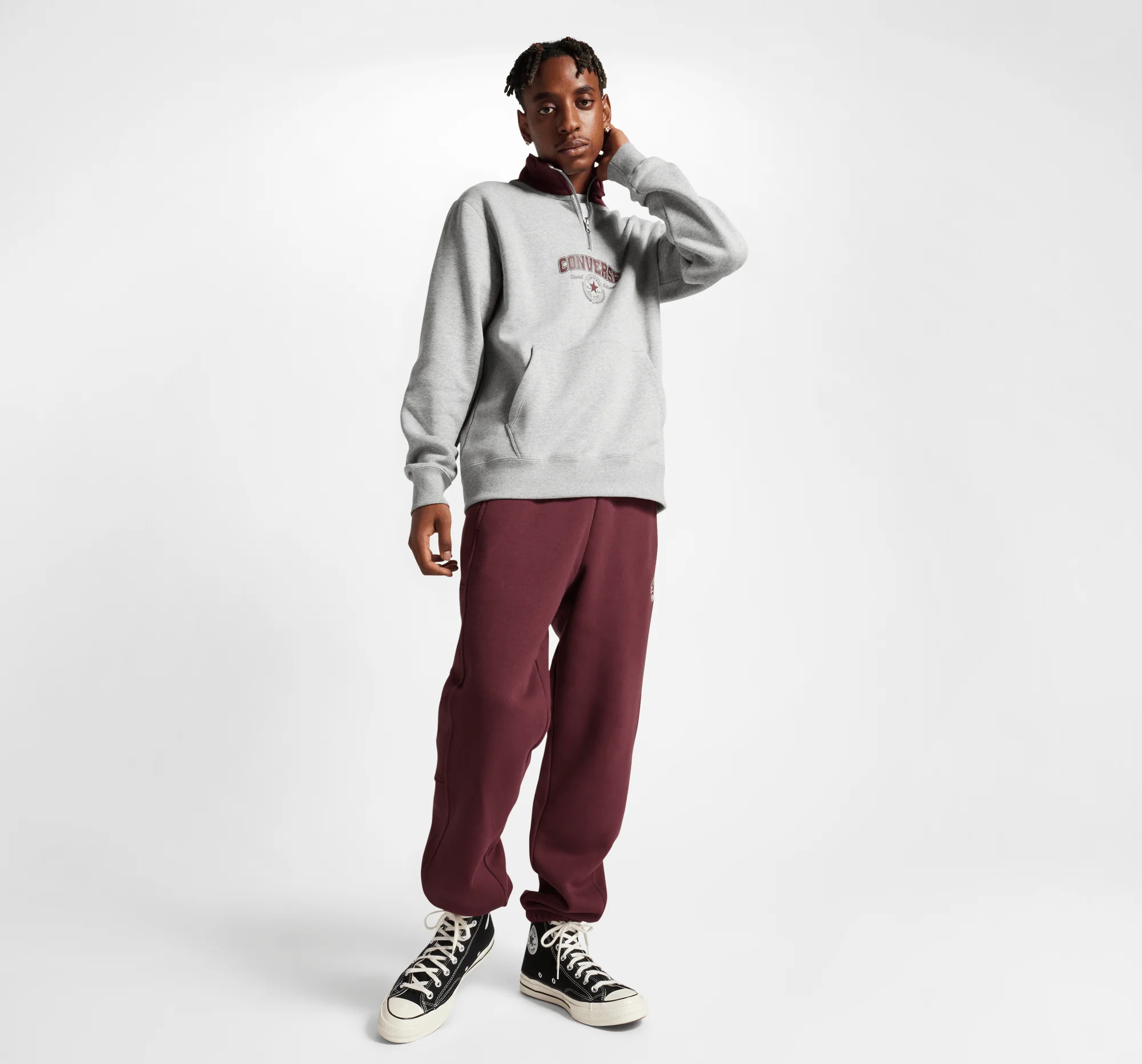 Retro Quarter Zip Sweatshirt - Image 3