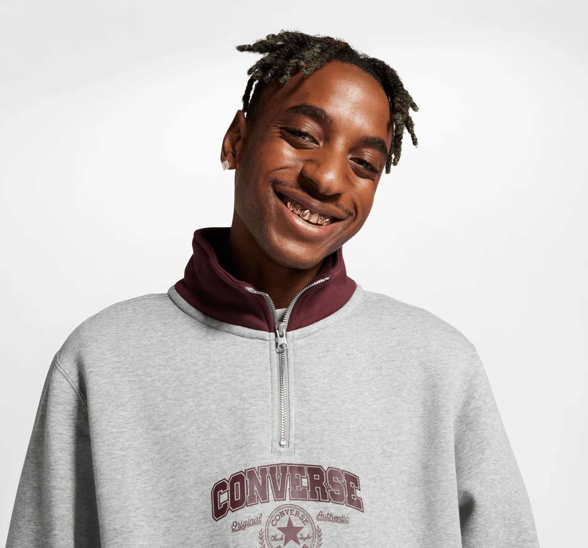Retro Quarter Zip Sweatshirt - Image 4