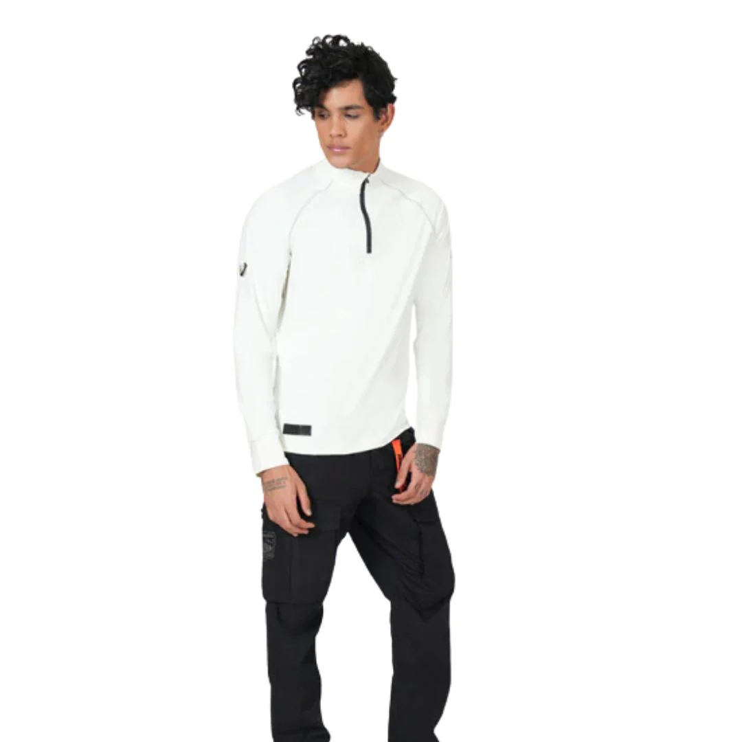 Half Zip Long Sleeve T-shirt - Image 3