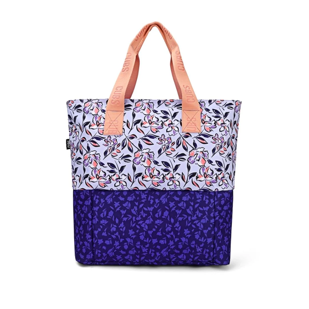 Navy Lilies Tote Cooler 41 L - Image 3