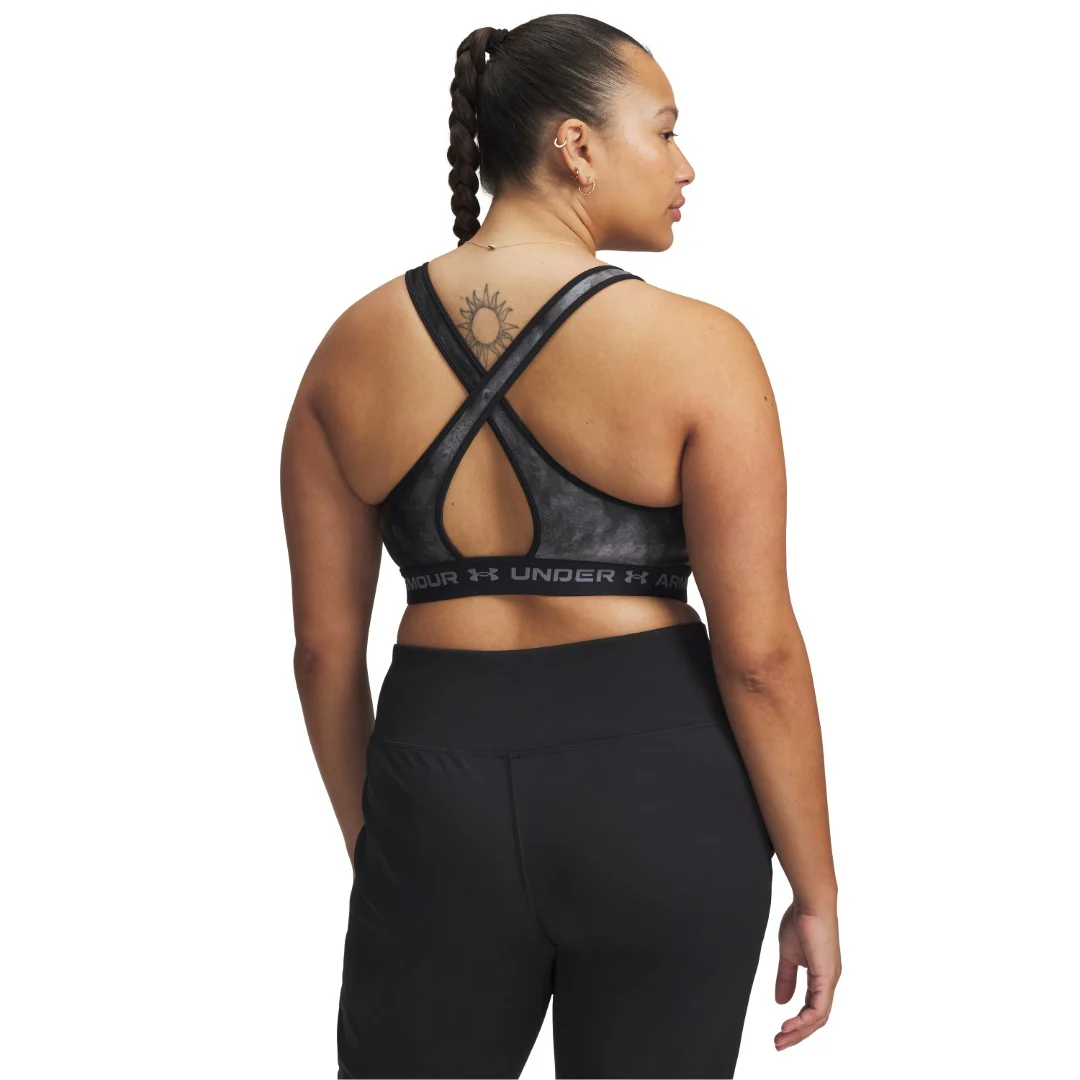 Mid Crossback Printed Sports Bra - Image 5