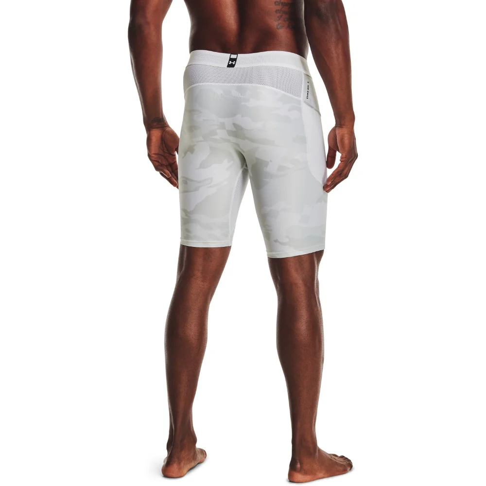 UA Iso-Chill Compression Print Long Shorts - Image 2
