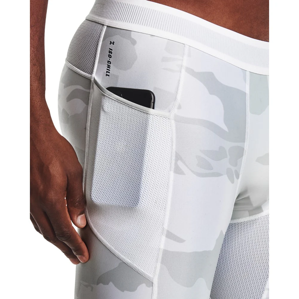 UA Iso-Chill Compression Print Long Shorts - Image 4