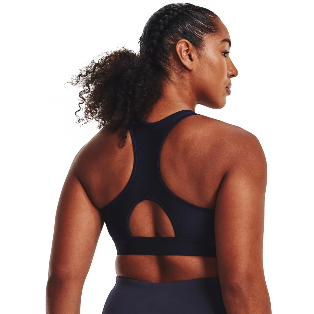 HeatGear® Mid Padless Sports Bra - Image 4