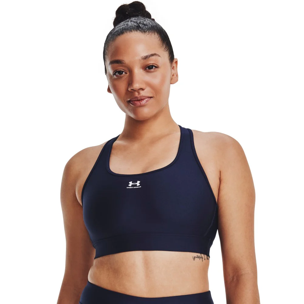 HeatGear® Mid Padless Sports Bra - Image 5