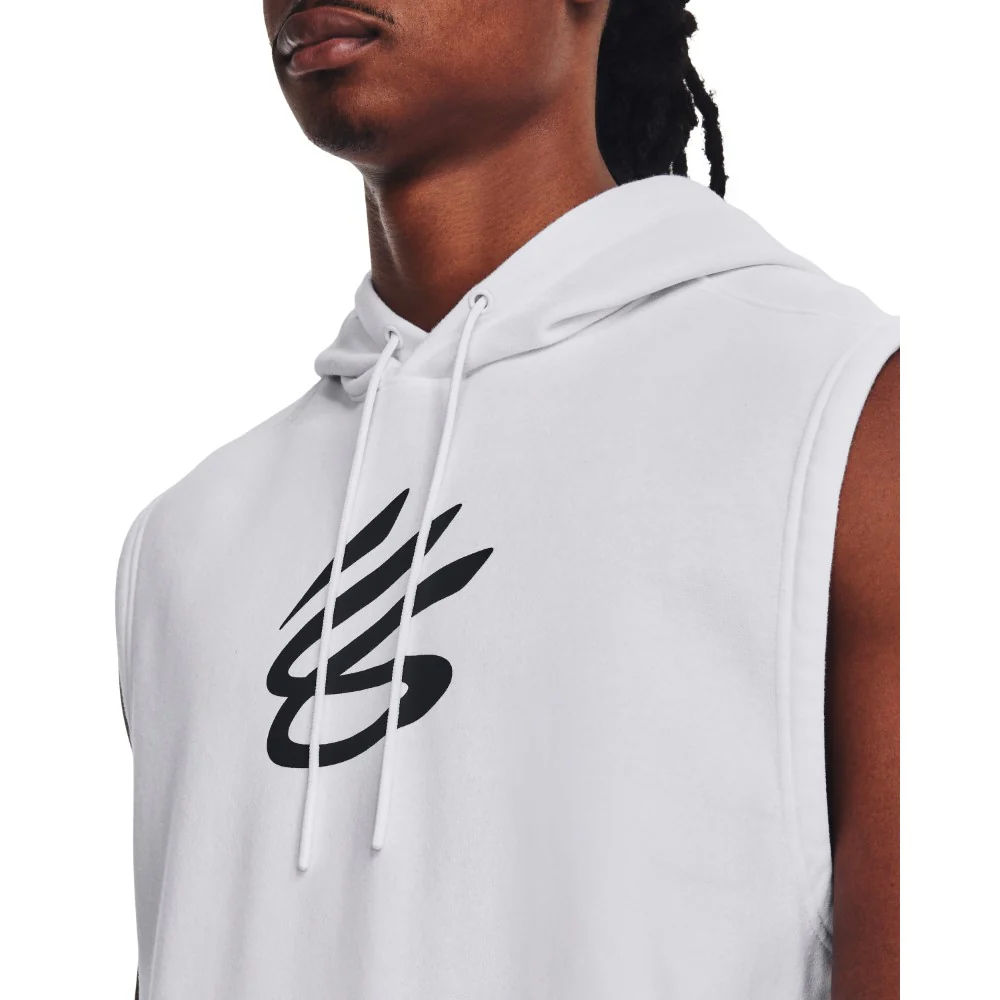 Curry Fleece Sleeveless Hoodie - Image 3