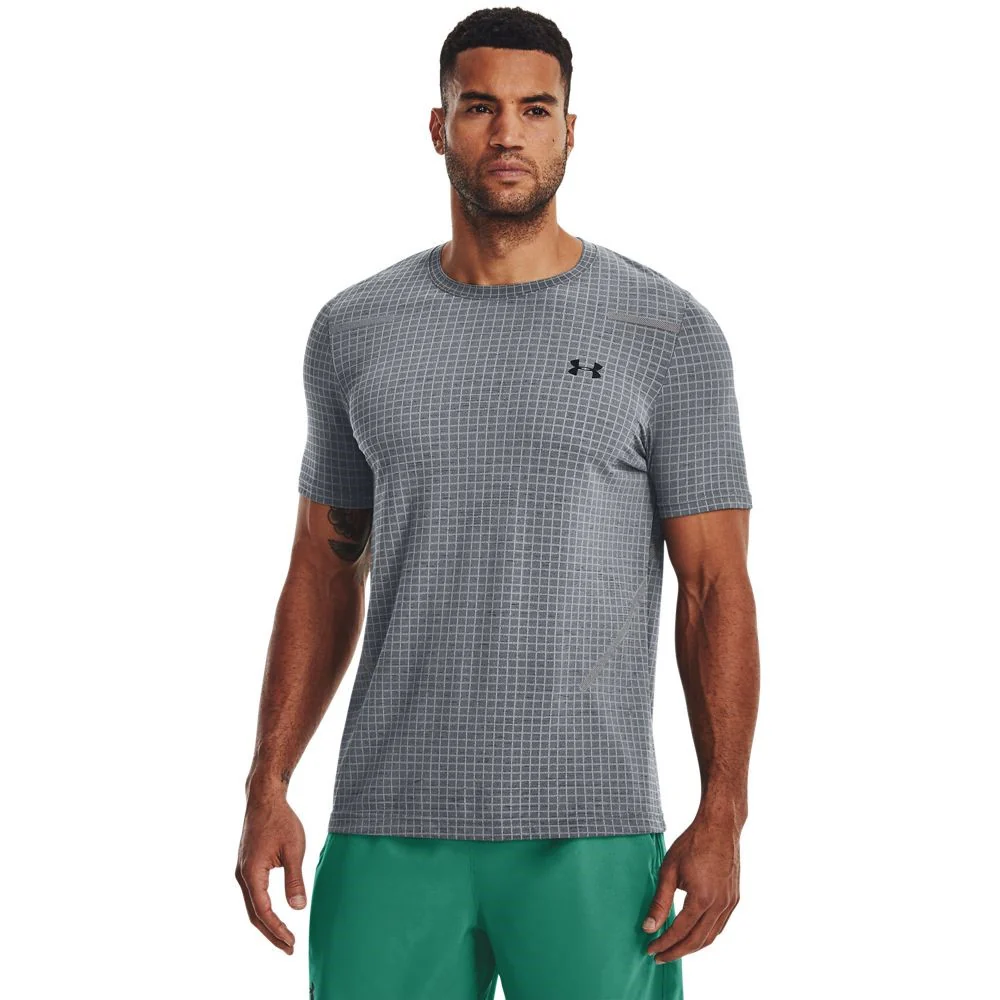 Seamless Grid Short Sleeve T-Shirt