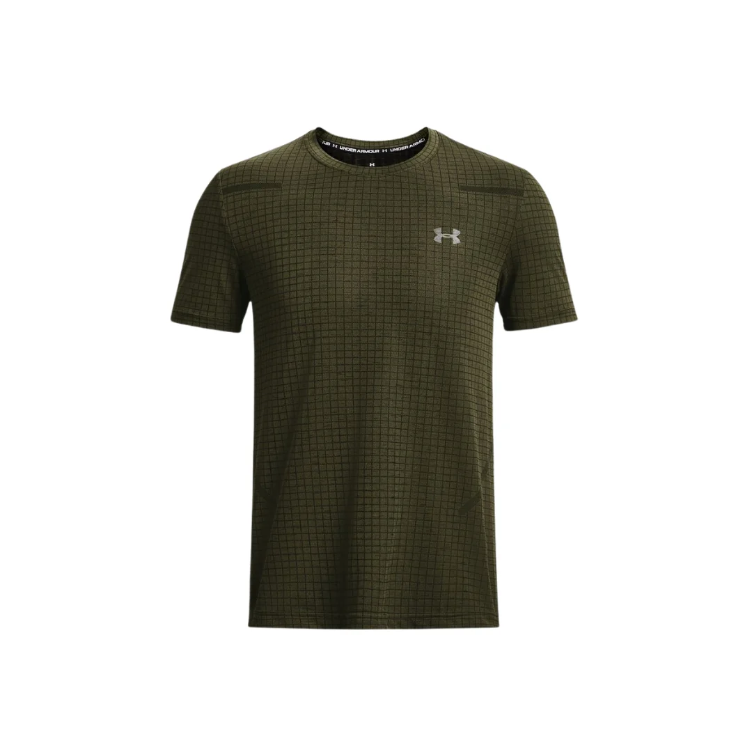 Seamless Grid Short Sleeve T-Shirt - Image 4