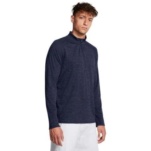 UA Tech Textured ½ Zip Long Sleeve T-shirt