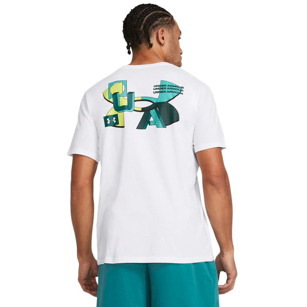Color Block Logo Left Chest Short Sleeve T-shirt - Image 2