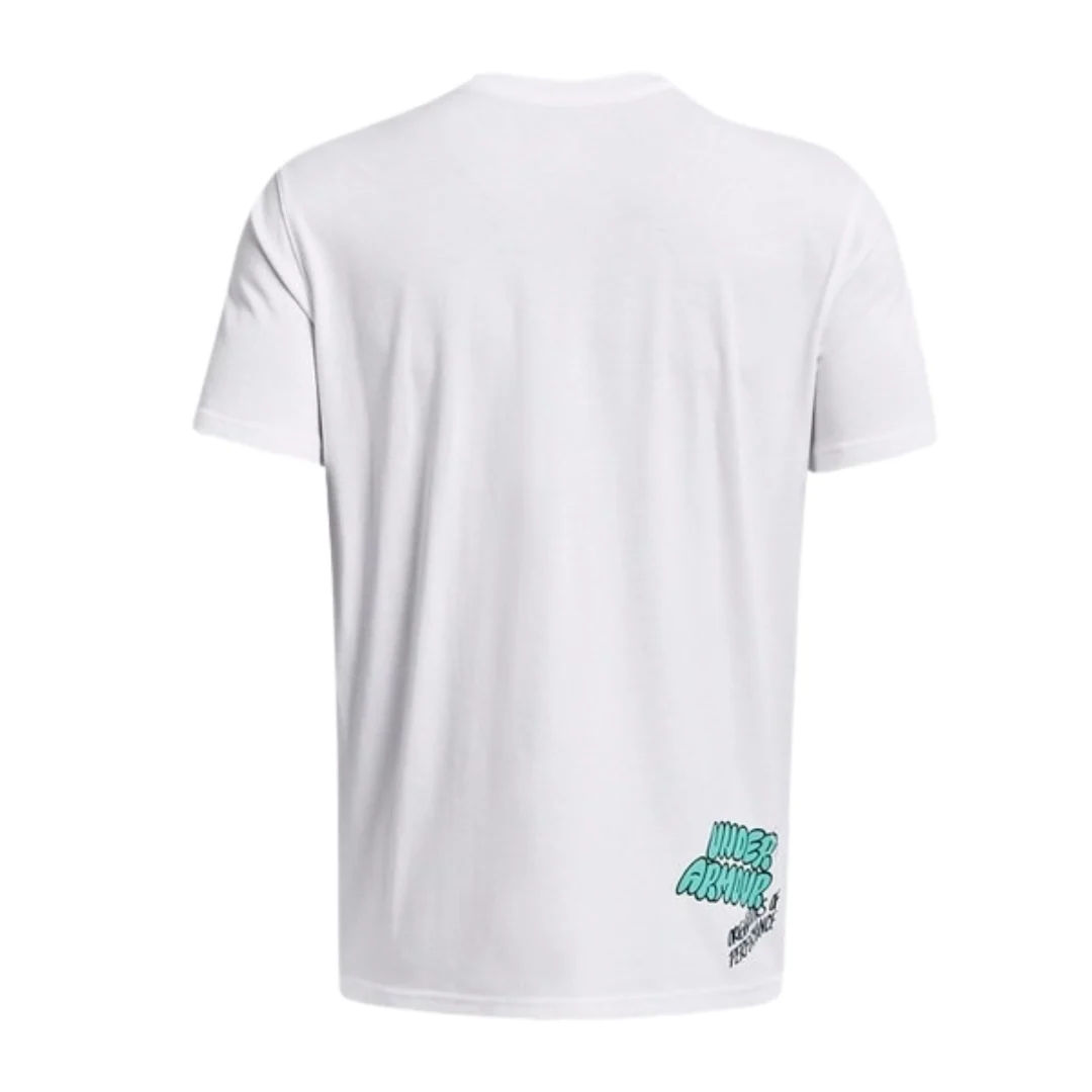 Heavy weight Logo Embroidered Short Sleeve T-shirt - Image 4