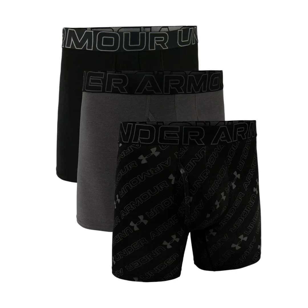 Performance Cotton 6" 3-Pack Printed Boxer - Image 2