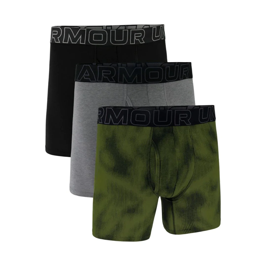 Performance Cotton 6" 3-Pack Printed Boxer - Image 3