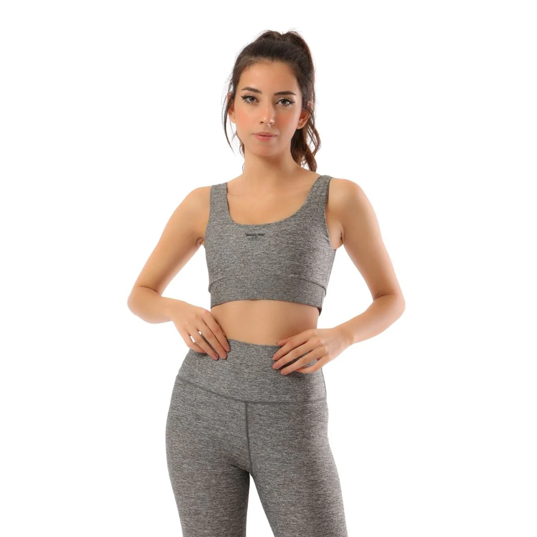 Light Heather Molded Cup Sports Bra