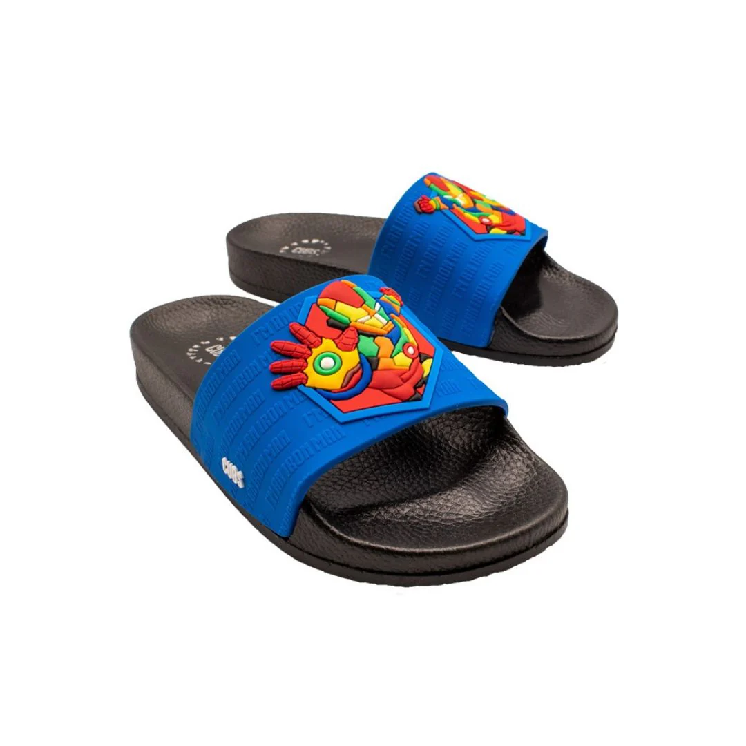 Iron Man Blue Slides - Image 3