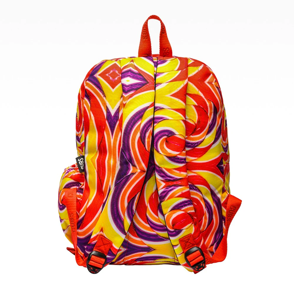 Purple & Red Candy Cane backpack Big & Basic - Image 2