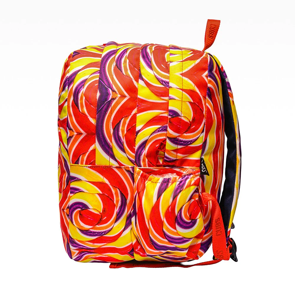 Purple & Red Candy Cane backpack Big & Basic - Image 3