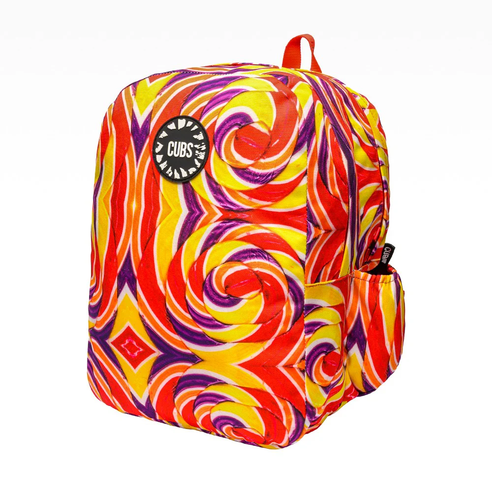 Purple & Red Candy Cane backpack Big & Basic - Image 4