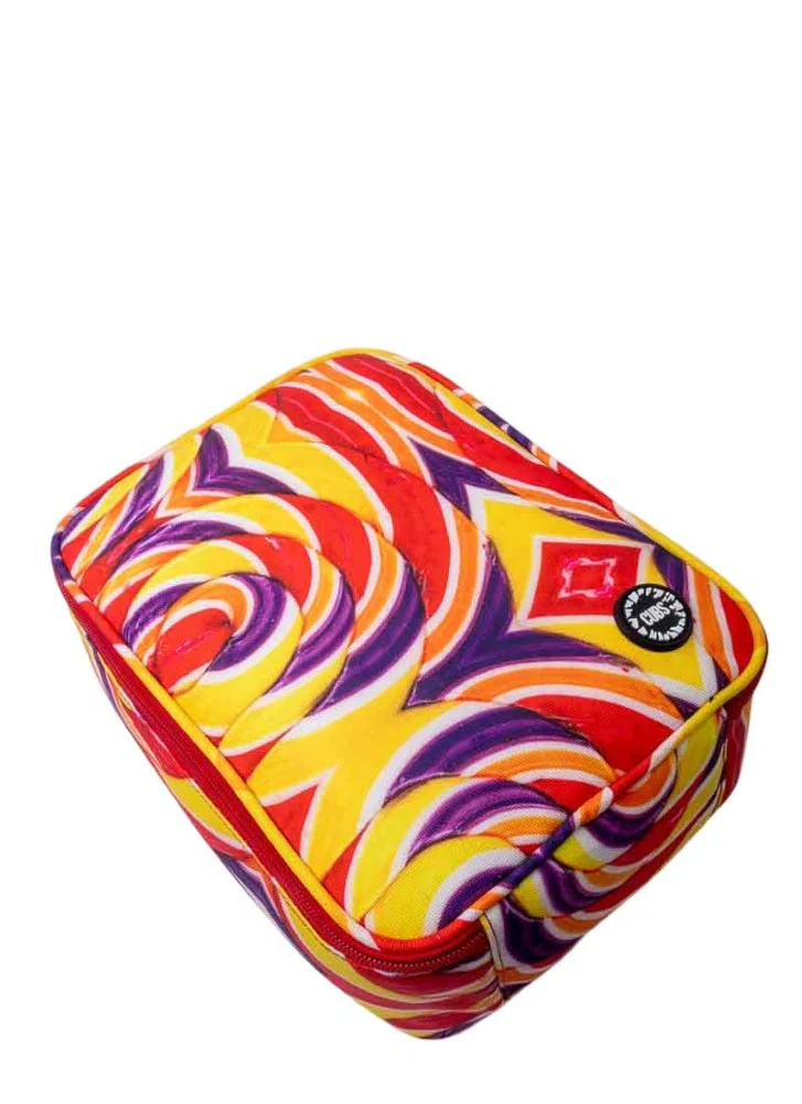 Purple & Red Candy Cane Lunch bag Big & Basic - Image 3