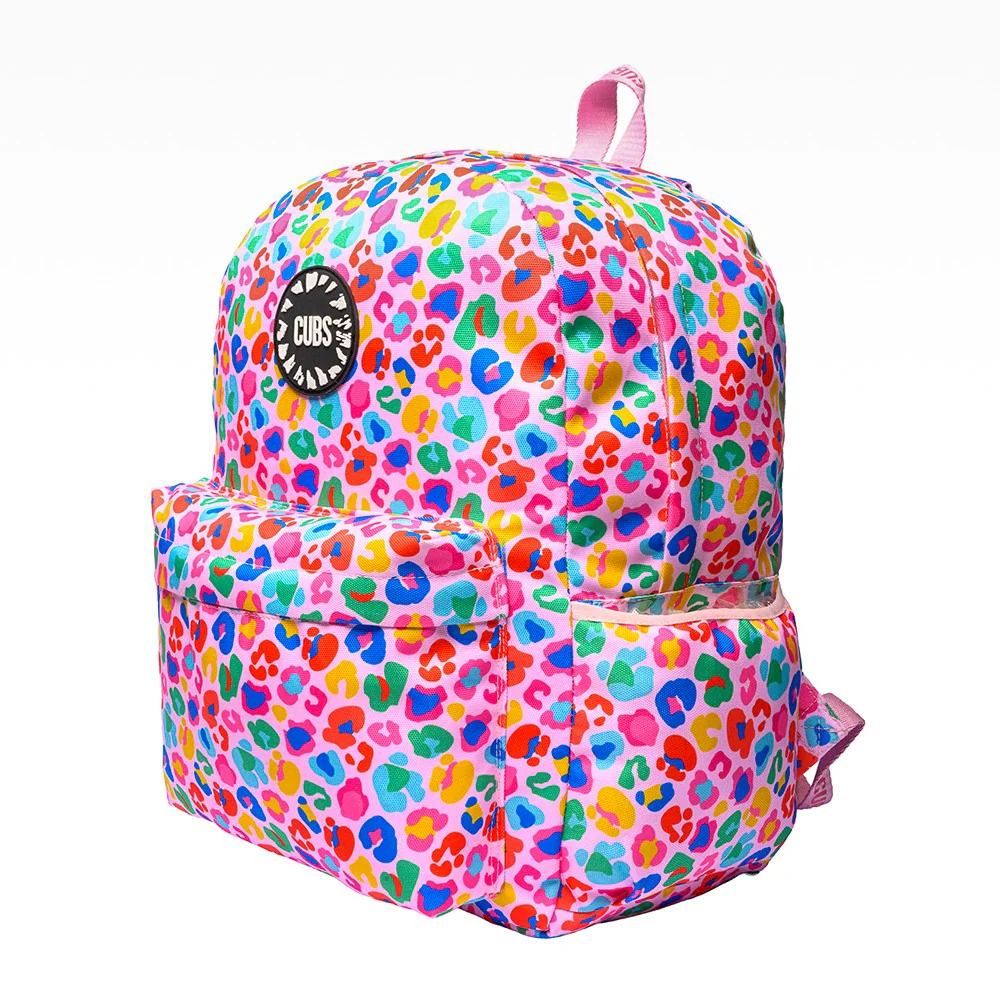 Pink Leopard Girl backpack Junior - Image 4