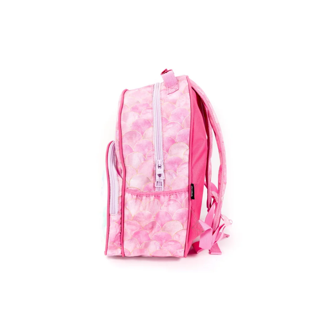Mermaid Purple Hair Pre-School Backpack - Image 2