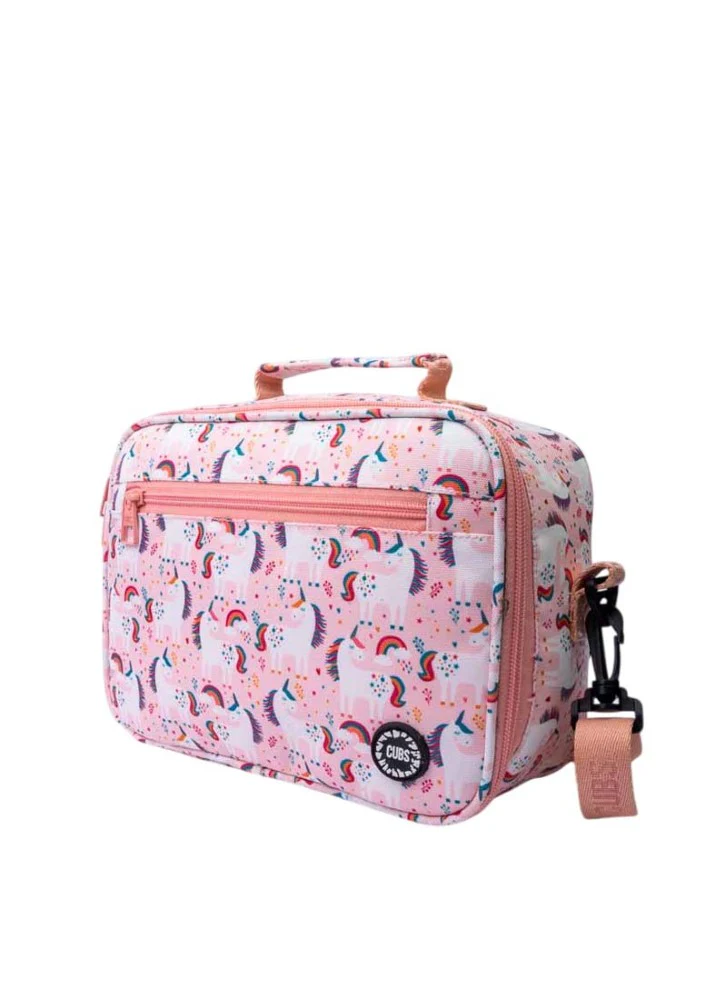 Peach Unicorns & Rainbows Lunch bag Junior - Image 3