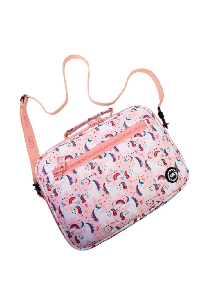 Peach Unicorns & Rainbows Lunch bag Junior - Image 4