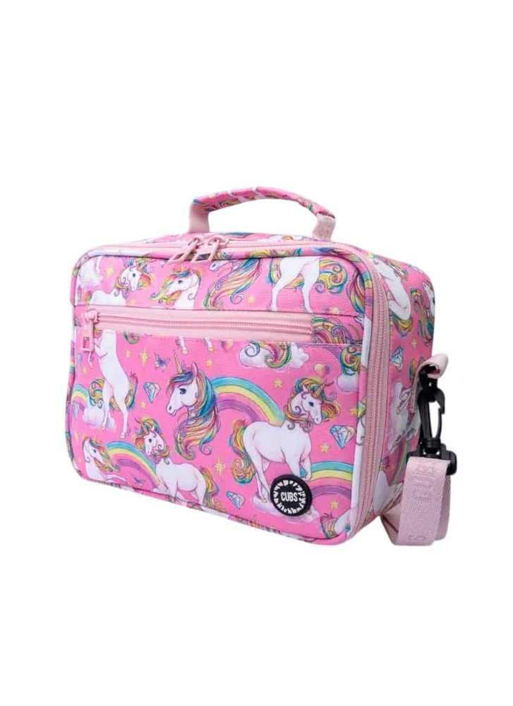 Cubs Pink Fantasy Unicorn Lunch bag Junior - Image 3