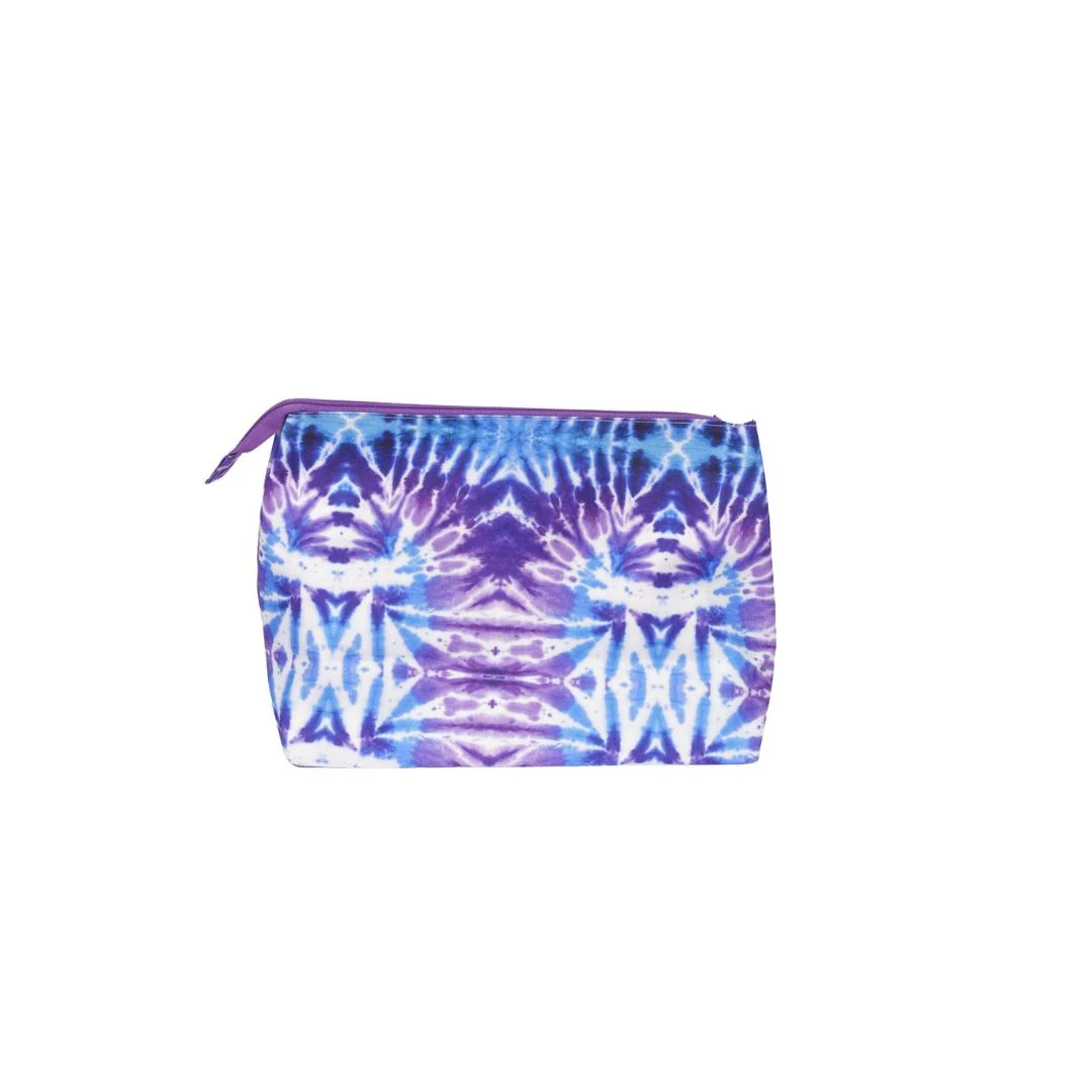 Purple tie dye Medium Pouch - Image 2