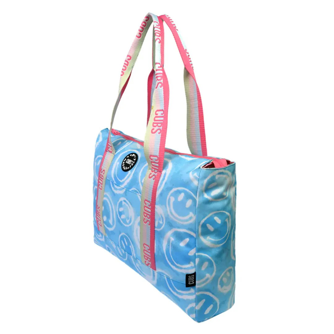 Watermelon Scales & Smiley Clouds Double Face Tote Bag - Image 3