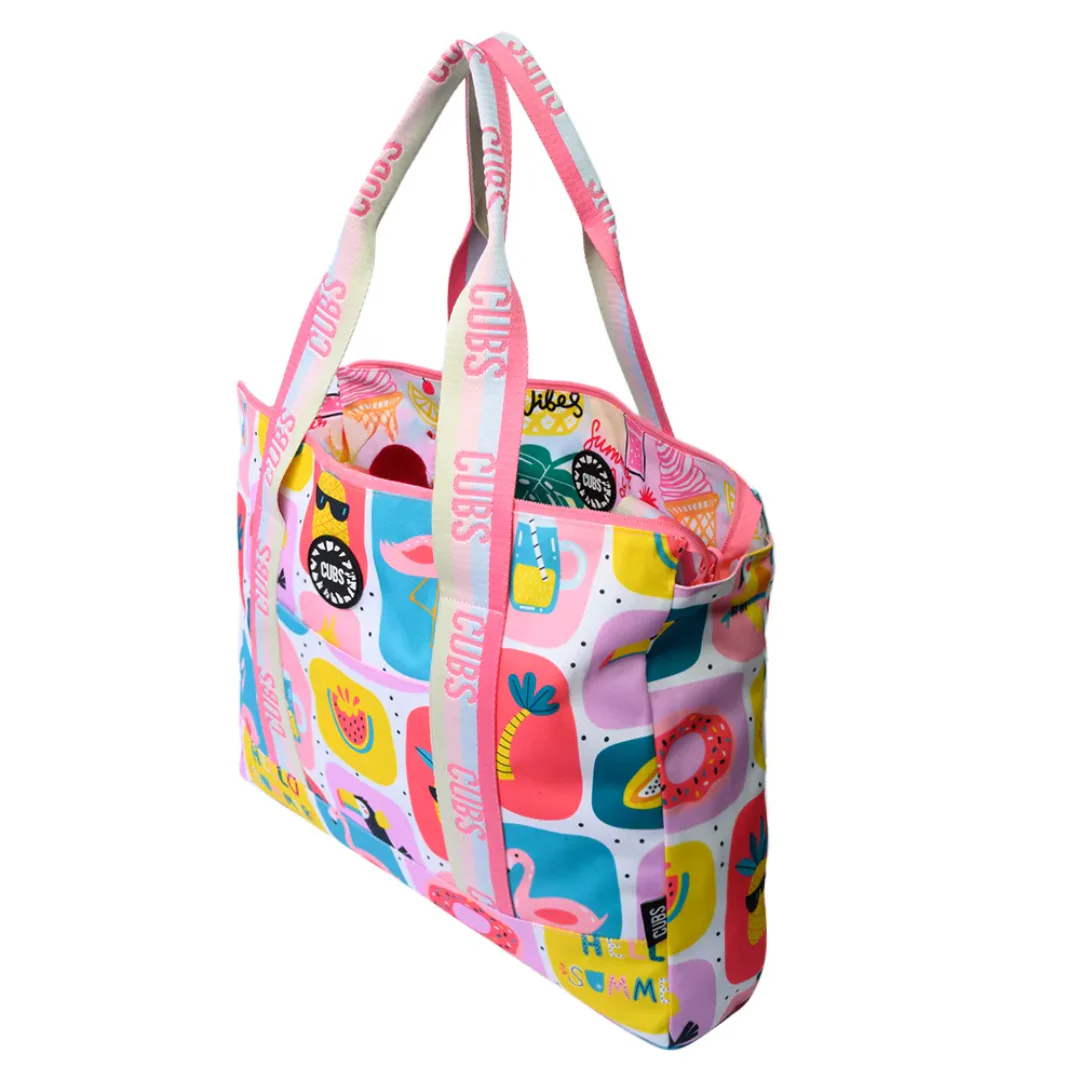 Summer Vibes All The Way Double Face Tote Bag - Image 3