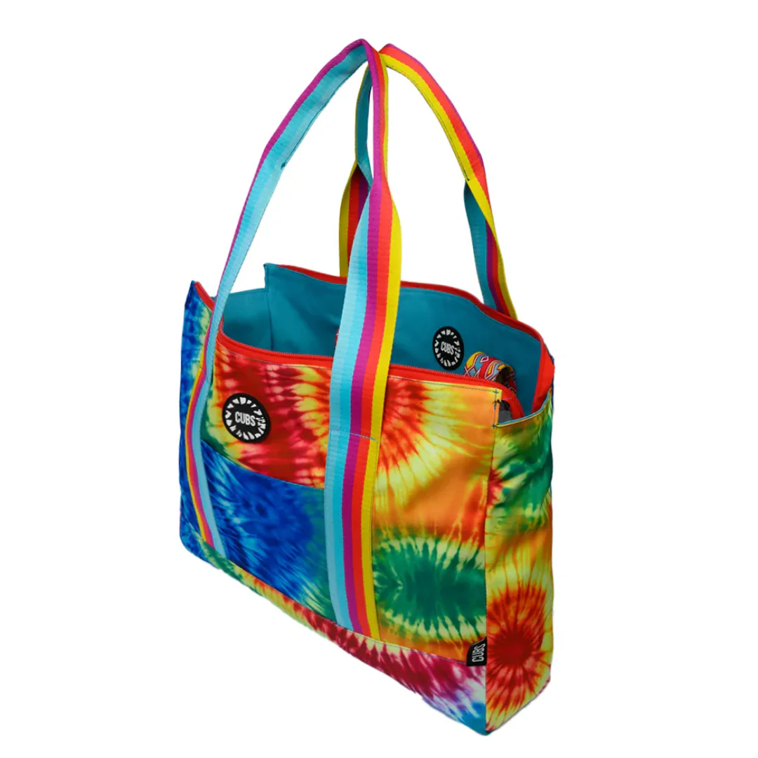 Sunkissed Tie Dye & Turquoise Tote Bag - Image 6
