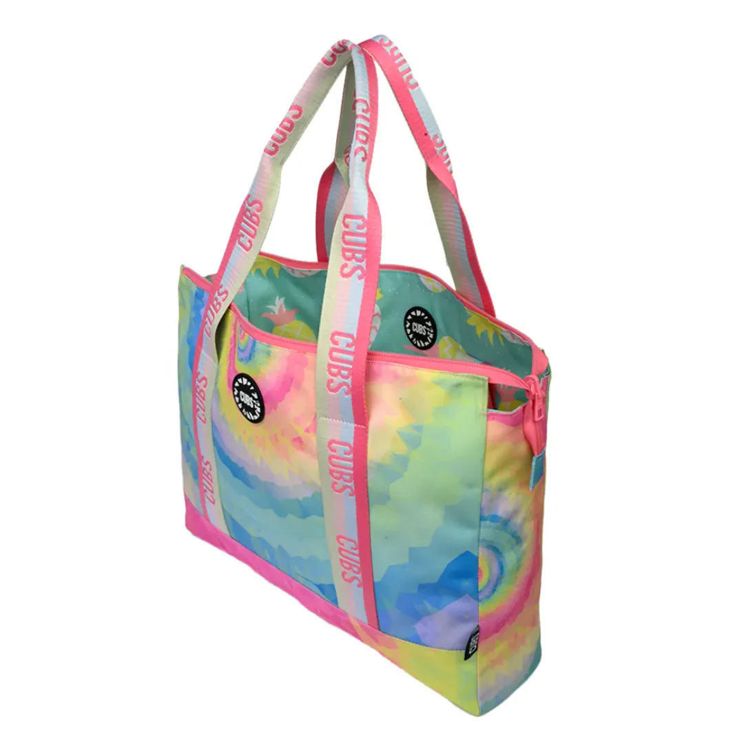 Pastel Pineapples & Pastel Tie Dye Tote Bag - Image 3