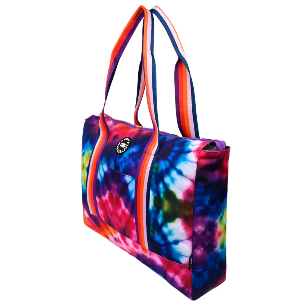 Deep Purple Tie Dye & Very Purple Tote Bag - Image 5
