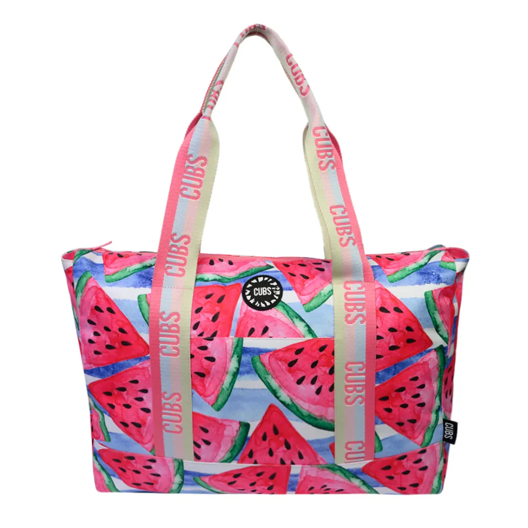 Pink Watermelon Cocktail Double Face Tote Bag - Image 2