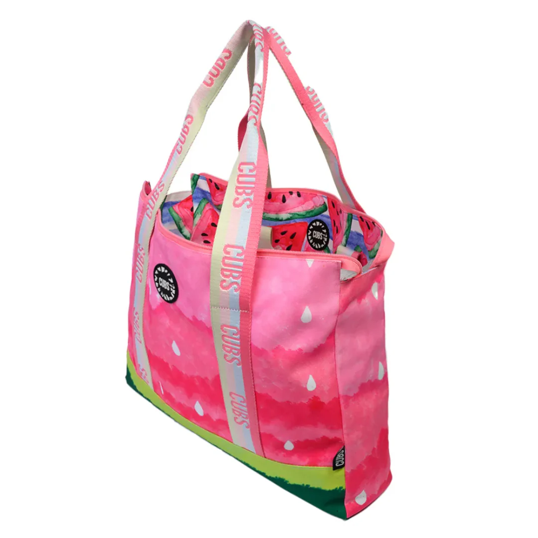 Pink Watermelon Cocktail Double Face Tote Bag - Image 5