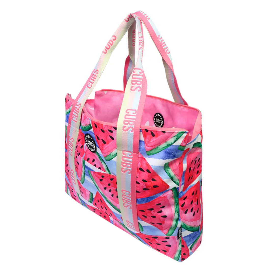 Pink Watermelon Cocktail Double Face Tote Bag - Image 6
