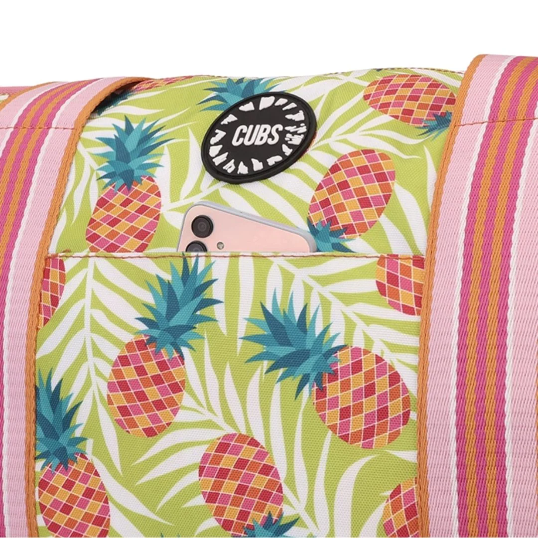 Flamingos and Pineapples Double Face Tote Bag 19 L - Image 3