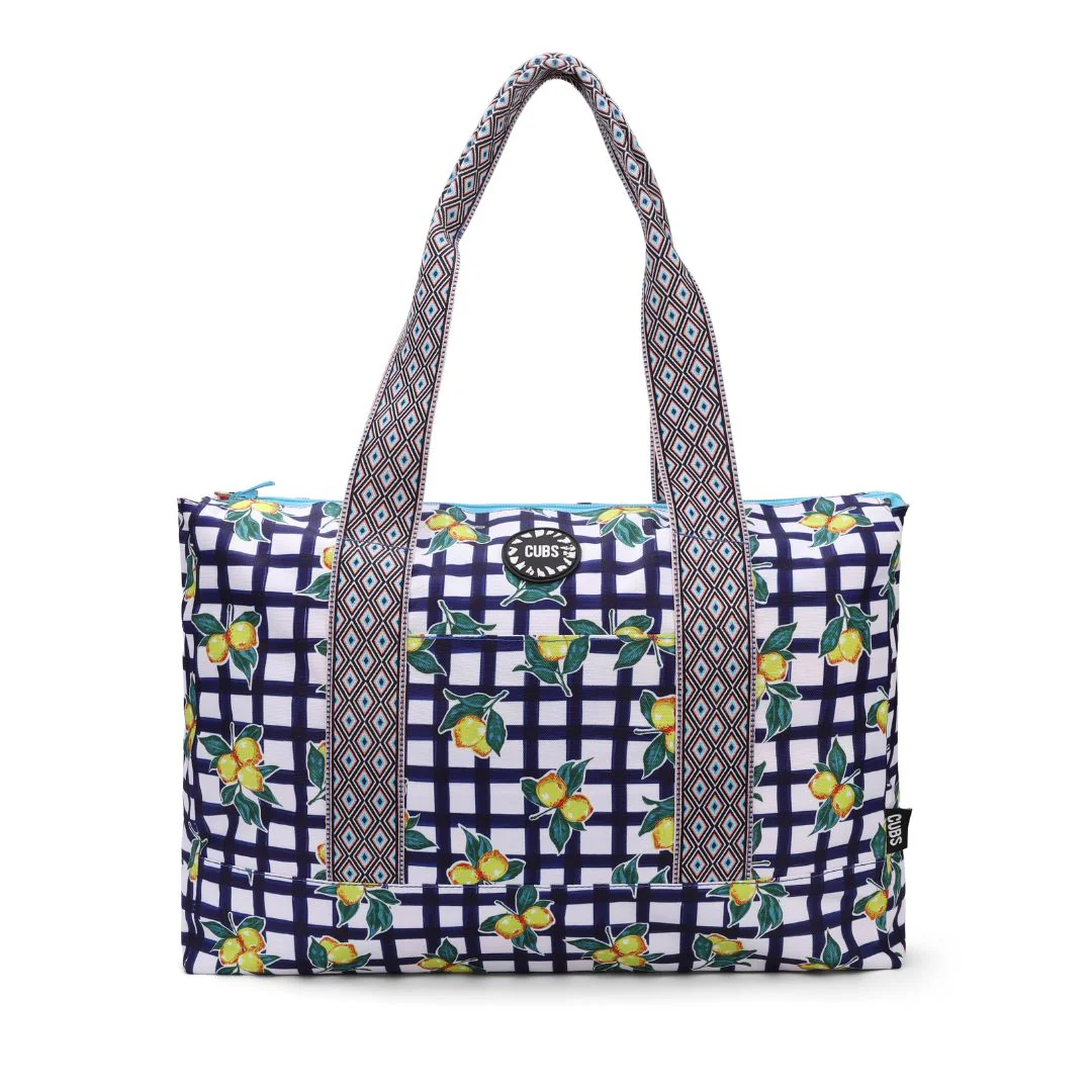 Flowery Tie Dye Double Face Tote Bag 19 L - Image 2