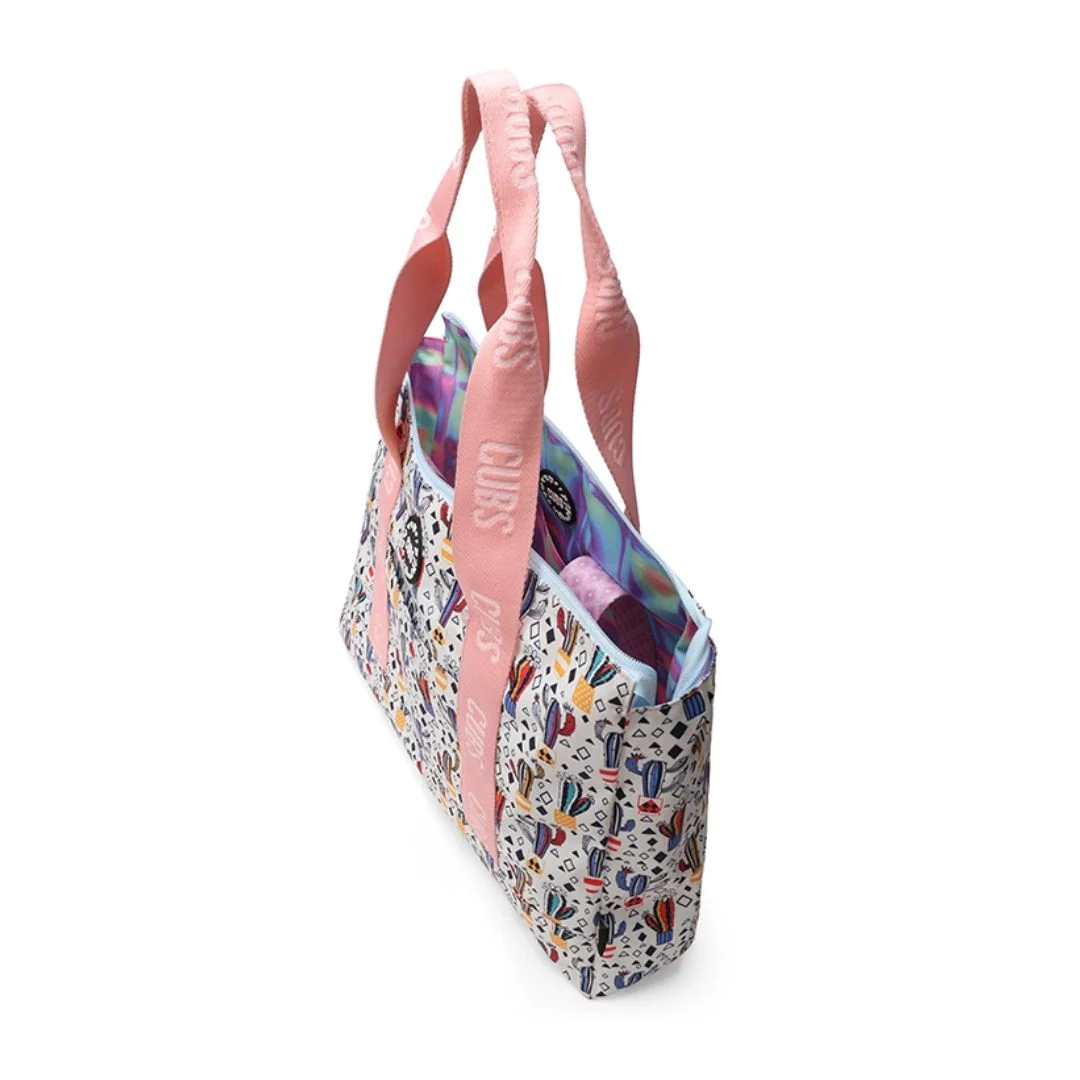 Pastel Colors and Cactus Double Face Tote Bag 19 L - Image 3