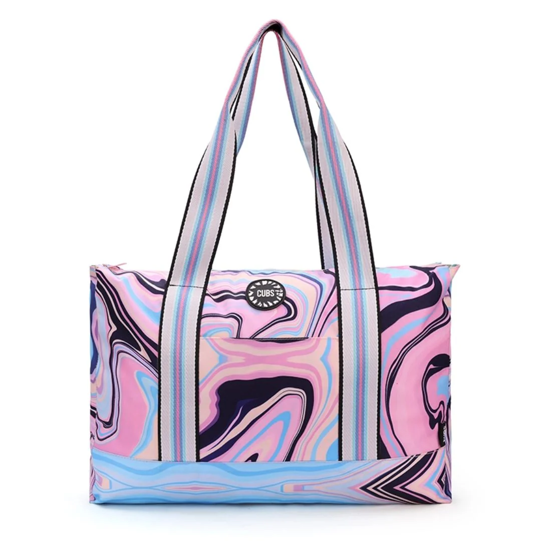 Cactus and Swirls Double Face Tote Bag 19 L - Image 2