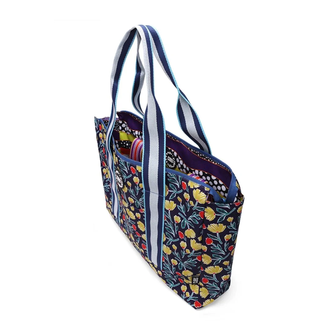 Waves and Gardens Double Face Tote Bag 19 L - Image 3
