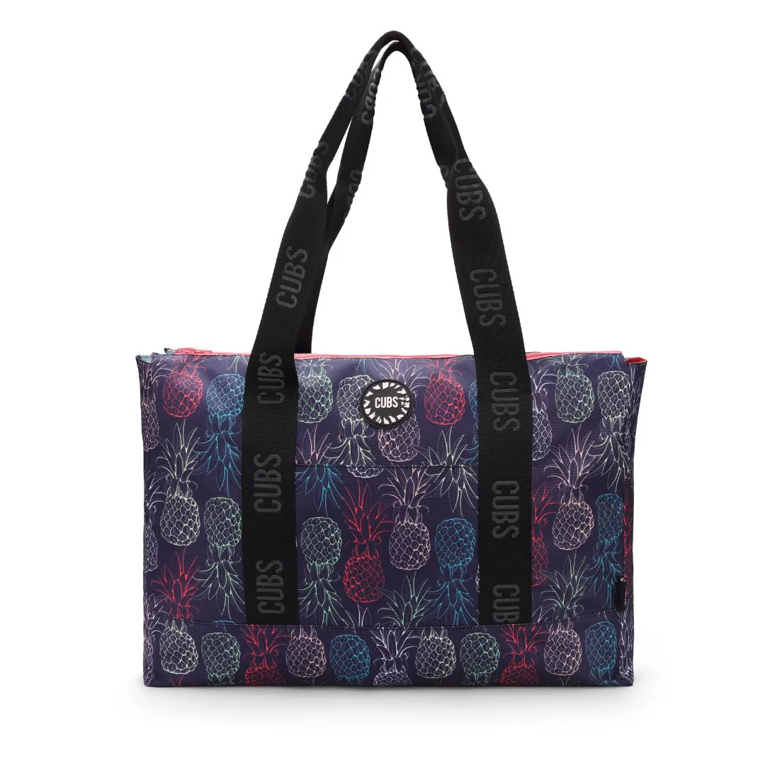 Black Pineapples and Colorful Forests Double Face Tote Bag 19 L - Image 2