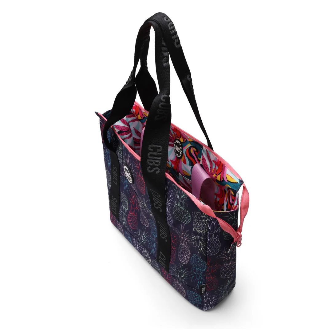 Black Pineapples and Colorful Forests Double Face Tote Bag 19 L - Image 4
