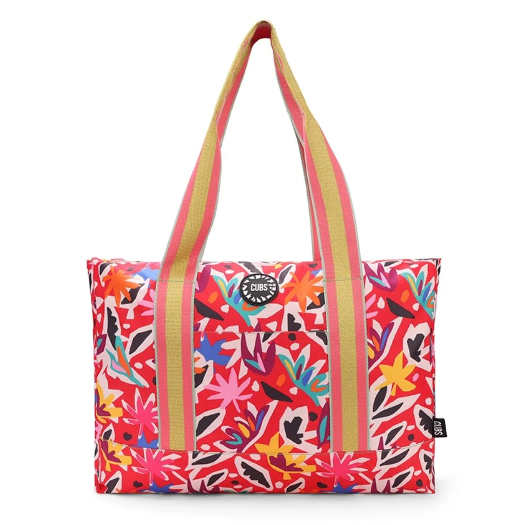 Pinkish Flowers Double Face Tote Bag 19 L - Image 2
