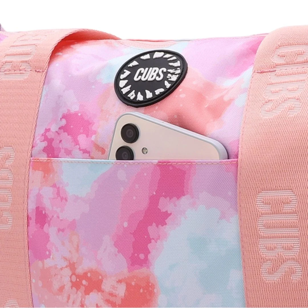 Black & Pink Tie Dye Double Face Tote Bag 19 L - Image 4