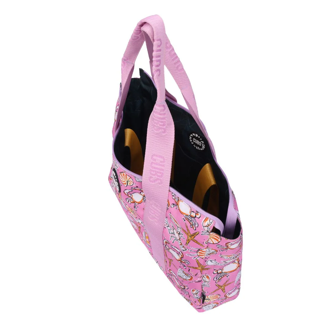 Leaves & Sea Shells Double Face Tote Bag 19 L - Image 5